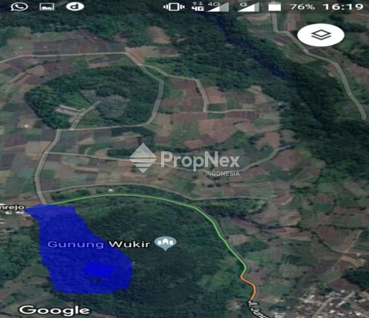 Dijual Gunung Wukir, Batu - Malang